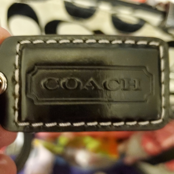 Coach purse,used once,excellent condition brown and tan,lots of compartments! - Picture 6 of 8